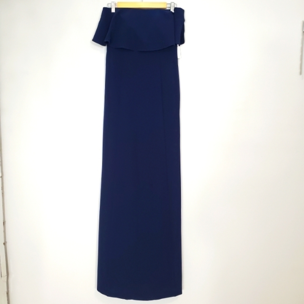show ME YOUR MUMU MONACO RUFFLE MAXI GOWN DRESS NEW W/TAGS - Picture 6 of 15